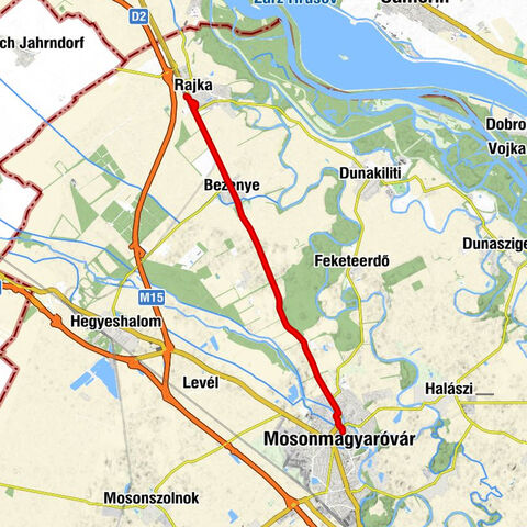 Rajka - Lokomotív - La Grande Pizzéria és Étterem - Lourdes-i kápolna