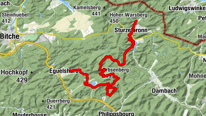 Circuit Elsass Moselle Eguelshardt Sturzelbronn