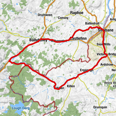 Lifford - Sion Stables Restaurant - Aghyaran Methodist Church - Strabane