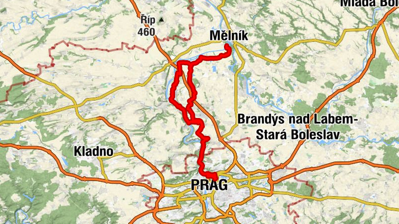 Praha - Nanebevzetí Panny Marie - svatý Jiljí - Vyšehradská skála