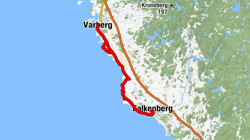 Varberg - Falkenbergs kyrka - Sankt Laurentii kyrka - Träslövsläge kyrka