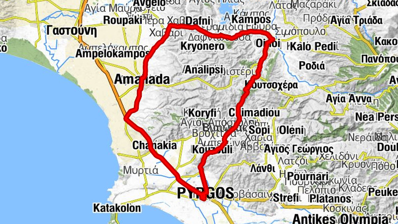 Πύργος - Ευαγγελίστρια - Αγία Φιλοθέη - Αγια Τριαδα