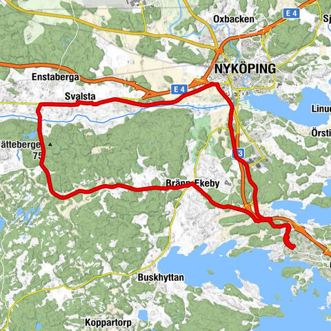 Inskogen - Stora Bene - Bränn-Ekeby - Nyköping