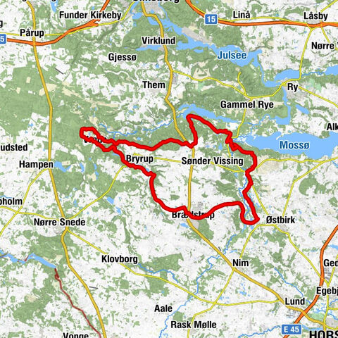 Silkeborg Kommune - Vrads - Sukkertoppen - Kannikebjerg