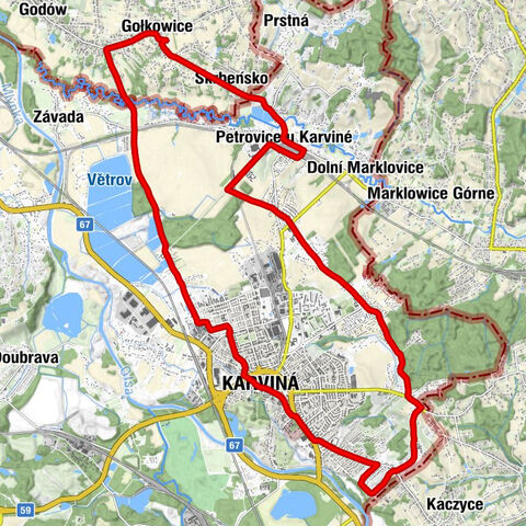 Gołkowice - Dakol - Restaurace U Tesarčíka - Karviná