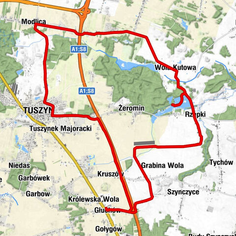 Głuchów - Rzepki Szlacheckie - Kaplica Najświętszej Maryi Panny Królowej Korony Polskiej - Tuszyn