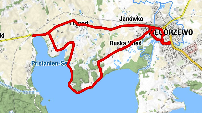 powiat węgorzewski - Ruska Wieś - Cerkiew pw. Świętych Apostołów Piotra i Pawła - Węgorzewo