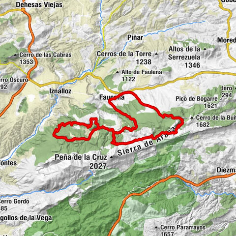 Merendero El Sotillo - El Sotillo - Collado de Bocarrambla - Faucena