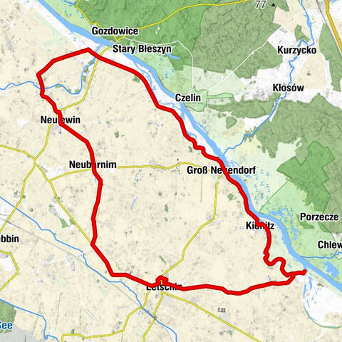 Neulewin - Kerstenbruch - Karlshof - Ortwig-Graben