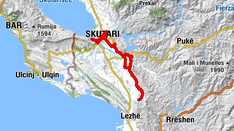 Shirokë - Xhamia Ganjollës - Kodra Kuqe - Kodra Lëkokë
