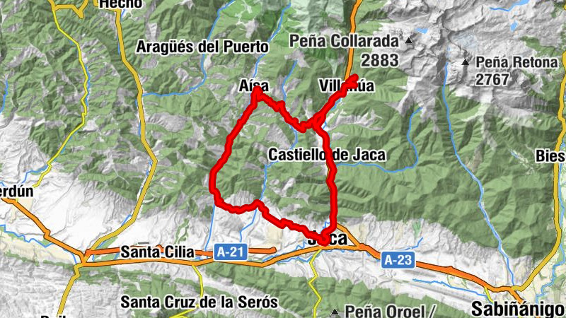Cueva de las Güixas - Villanúa - Urbanización Altos de Santiago - Jaca