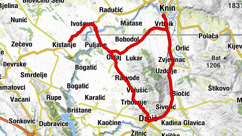 Restoran Burnum - Knin - Drniš - Sv. Franjo