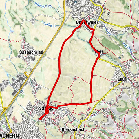 Achern - St. Brigitta - Gasthaus Zur Traube - St. Johannes