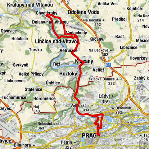 Florenc - Praha - Vyšehradská skála - Svatý Petr a Pavel