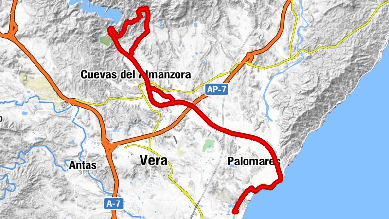 Vera Playa - Arnilla - La Portilla - Cuevas del Almanzora
