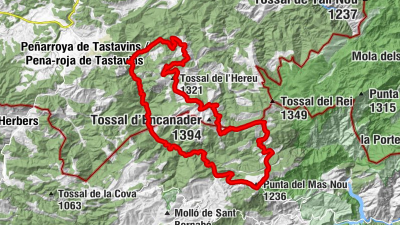 Restaurant Europa - Cova de la Coloma - Fredes - Tossal de l’Hereu