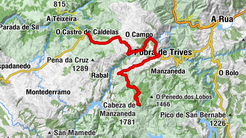 O Cima da Vila - Mesón Os Carballos - Igrexa de Nosa Señora dos Remedios - Igrexa de San Fiz de Sas de Penelas