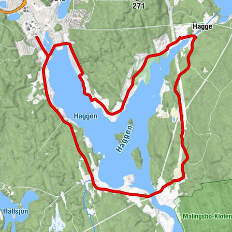 Nissbo - Dagkarlsbo - Stora Snöån - Hagge