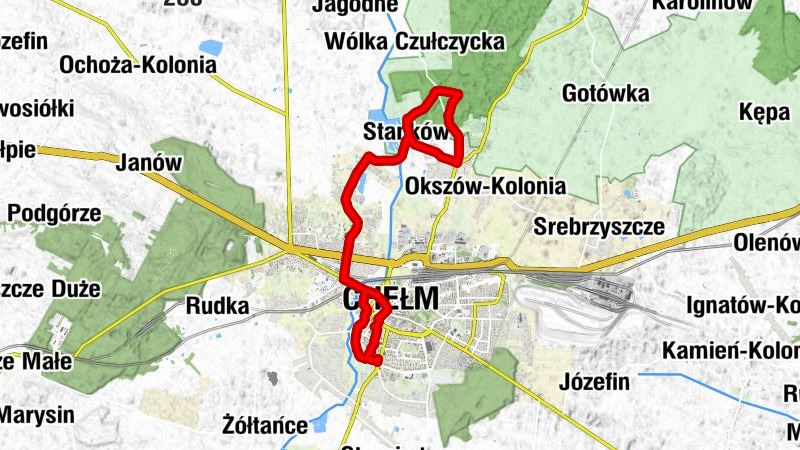 Chełm - Kościół Chrześcijan Baptystów - Kościół pw. Świętego Maksymiliana Kolbego - Osiedle Słoneczne