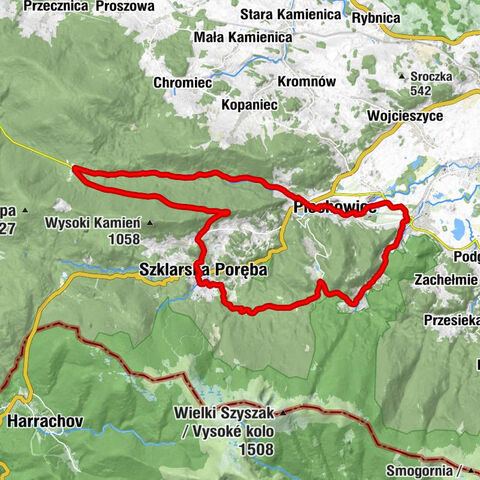 Piechowice - Piechowice Górne - Szklarska Poręba