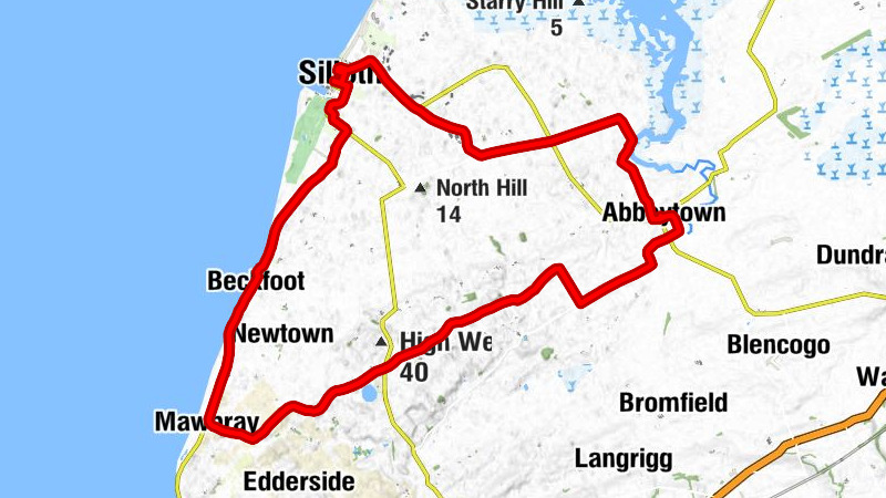 Abbeytown - St Mary, Holmcultram Abbey - Holme St Cuthbert - Silloth