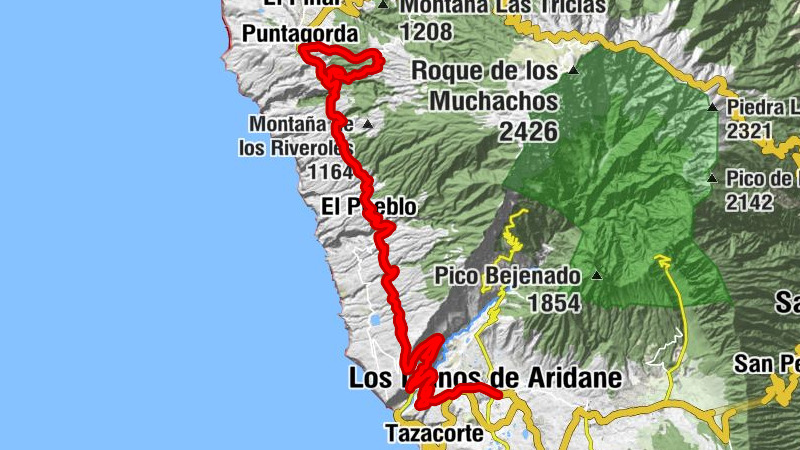 Los Llanos de Aridane - Cruz en Montaña Tenisca - Time - Iglesia Nuestra Senora de la Candelaria
