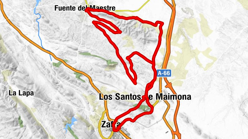 Zafra - Las Barandas - Los Santos de Maimona - Fuente del Maestre