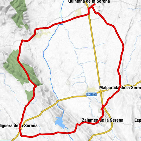 Quintana de la Serena - Malpartida de la Serena - Zalamea de la Serena - Higuera de la Serena