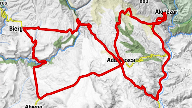 Alquézar - Radiquero - Adahuesca - Alberuela de la Liena