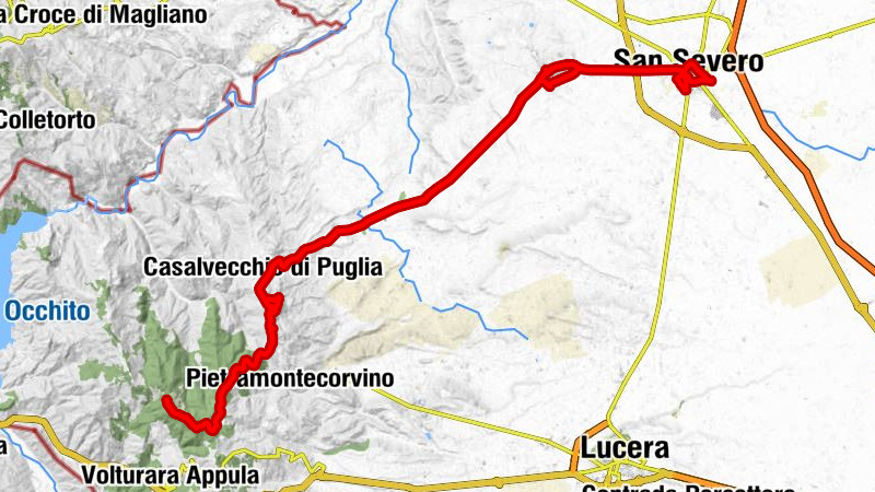 San Severo - Chiesa di Cristo Re - Chiesa parrocchiale di Maria Santissima della Fontana - Rifugio forestale Troilo