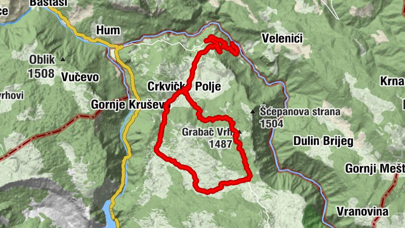 Grab - Božurev Do - Mačkov Do - Rudine