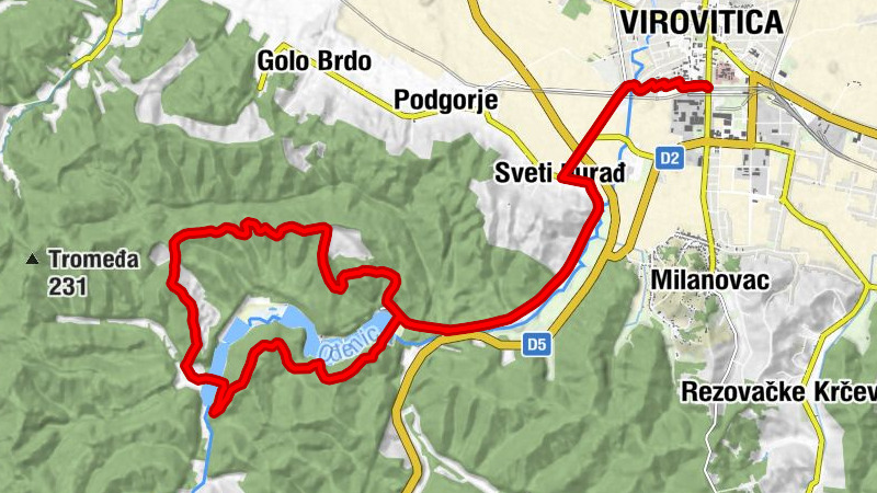 Removac - Virovitica - Južni blok - Sveti Đurađ