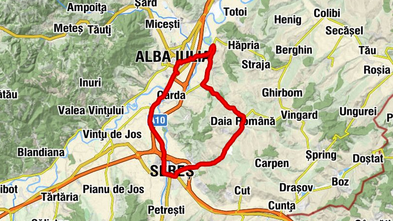 Alba Iulia - Biserica Greco-Catolică - Biserica Evanghelică C.A. - Biserica Ortodoxă Partos