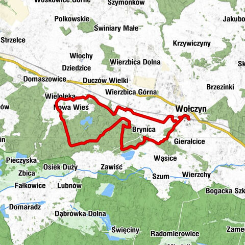 Wołczyn - Brynica - Wielołęka