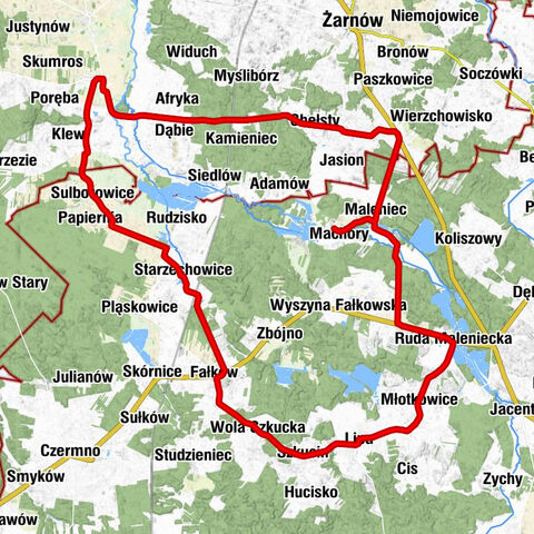 Praga - Kościół pw. Świętej Trójcy - Kościół pw. Matki Bożej Częstochowskiej - Piaskowa Góra