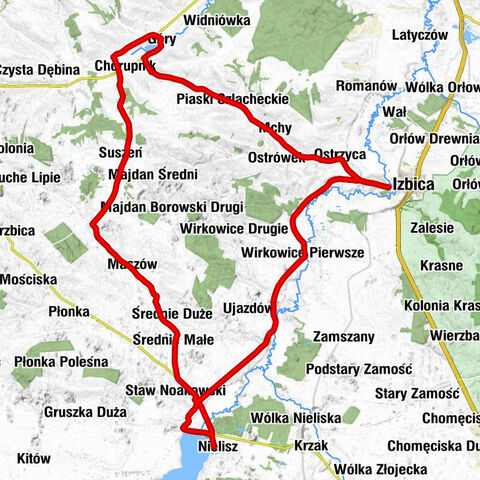 Góry - Kaplica pw. Najświętszej Maryi Panny Królowej Polski w Ujazdowie - Kościół św. Józefa - Gorzków-Osada