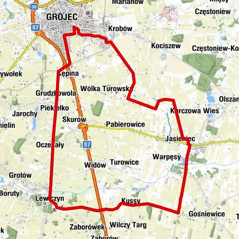 Grójec - Propub - Kościół pw. Świętego Wojciecha Biskupa Męczennika i Świętego Marcina - Kościół pw. Miłosierdzia Bożego