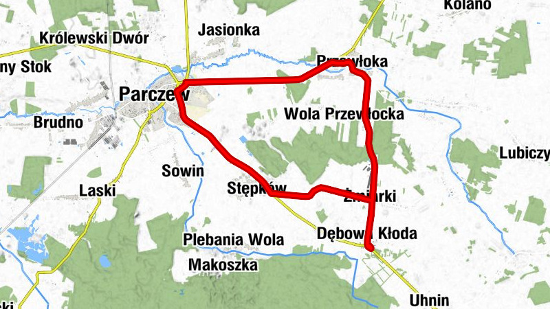 Dębowa Kłoda - Kościół pw. Najświętszego Serca Jezusowego - Żmiarki - Parczew