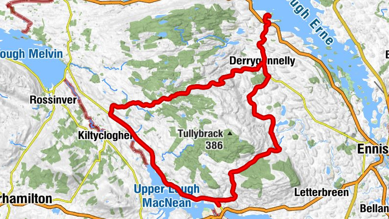 Saint Ninmdh's (Inishnmacsaint Parish CoI) - Derrygonnelly - Saint Patrick's RC Church - Buggan Bridge