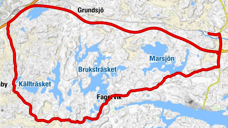 Ingå - Ingå station - Kvarnkärr - Fagervik
