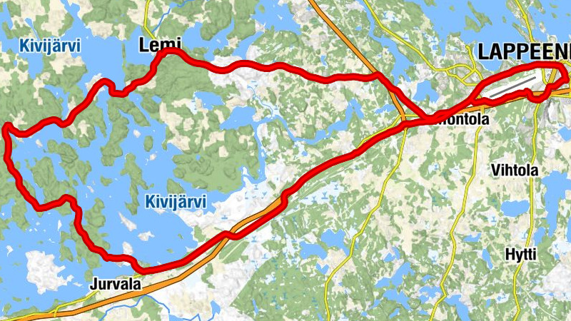 Lappeenranta - Lemi - Risulahti