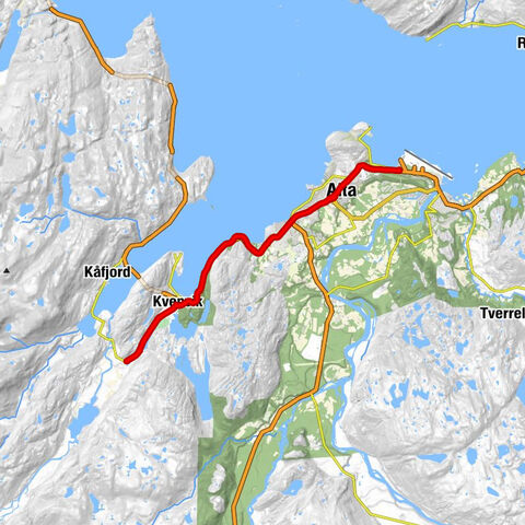 Bukta - Alta - Østre Kvenvik - Kvenvik