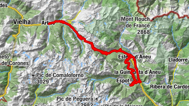Arties - Mare de Déu de les Ares - Refugi del Gerdar - Sant Pere de l'Abadia