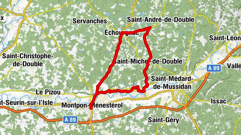Montpon-Ménestérol - Snack Camping La Cigaline - Église Notre-Dame-de-l'Assomption - Église Saint-Laurent des Hommes