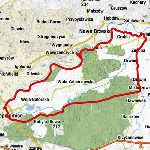 Jazy - Świniary - Niepołomice - Kościół pw. Dziesięciu Tysięcy Męczenników
