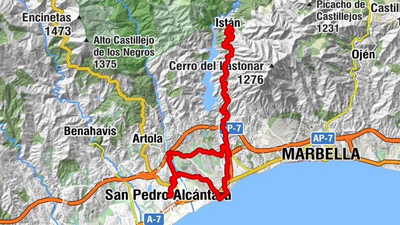 San Pedro Alcántara - Aloha Pueblo - La Reserva de los Naranjos - Cerros del Lago