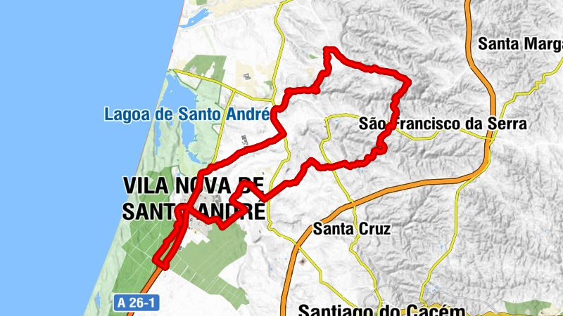 Santo André - Vila Nova de Santo André - Foros da Quinta - Ponte da Pedra