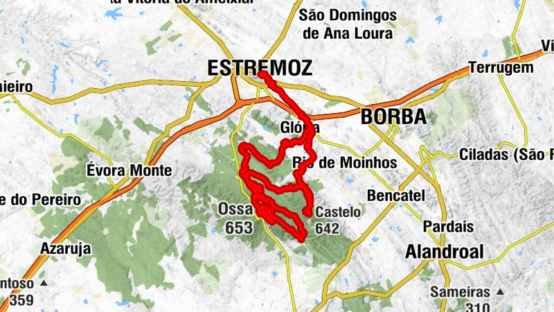 Estremoz - Ossa - Castelo - Santo André