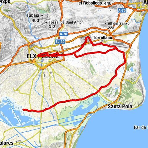 Elx-Carrús - Pont Nou - Elx / Elche - Torrellano Alto - P3
