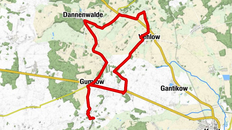 Brüsenhagen - Vehlow - Demerthin - Kirche Demerthin